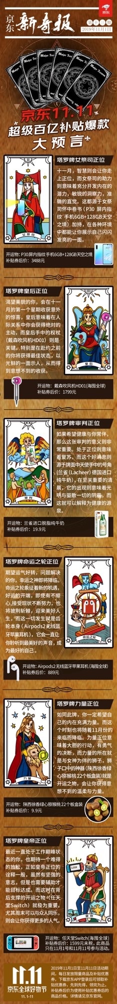 在意的全到手 京東雙11超級百億補貼爆款大預言