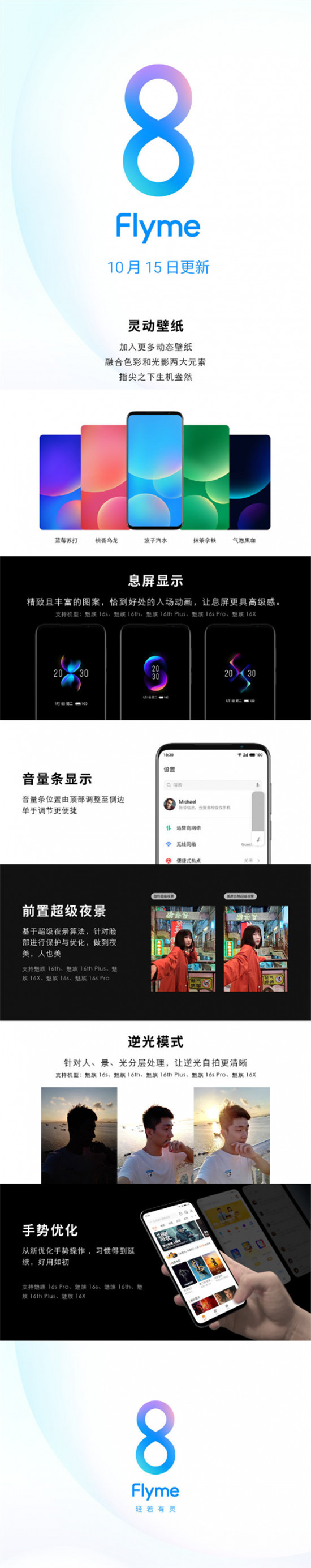 魅族 Flyme 8 內(nèi)置SOS緊急求救，可自動報(bào)警或求助