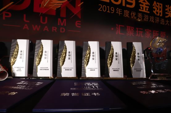 完美世界游戲斬獲2019年金翎獎6項大獎