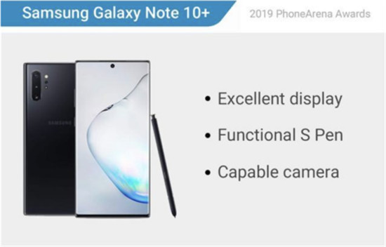 Phone Arena：三星Galaxy Note10+ 5G 年度最佳手機(jī)