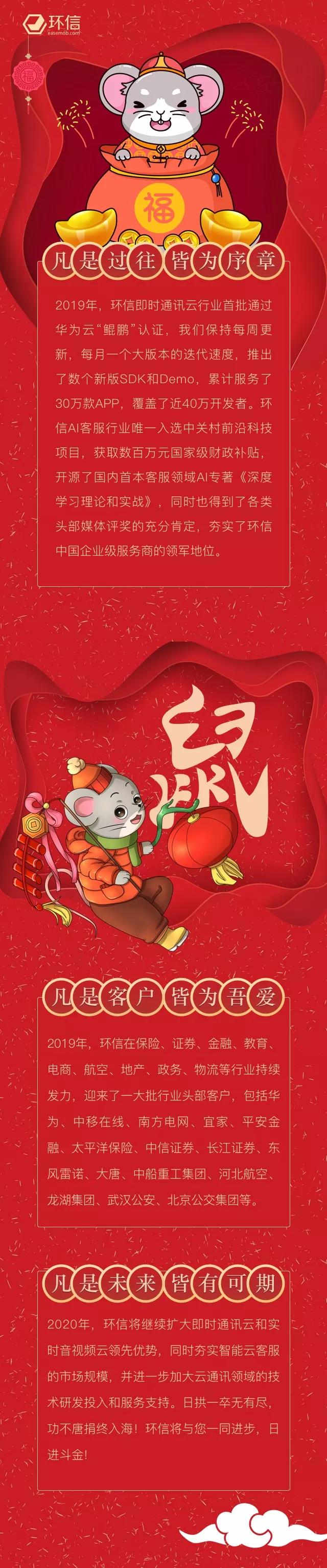 環(huán)信2019大事記：凡是未來(lái)皆有可期，你好2020！