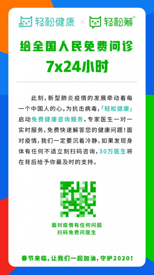 輕松籌:一家互聯(lián)網(wǎng)健康企業(yè)的科技抗疫之路