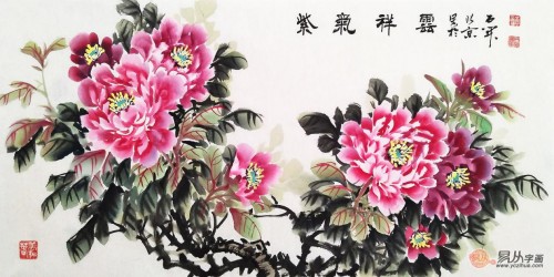 客廳適合掛什么字畫，國畫花鳥經(jīng)典四款寓意解析