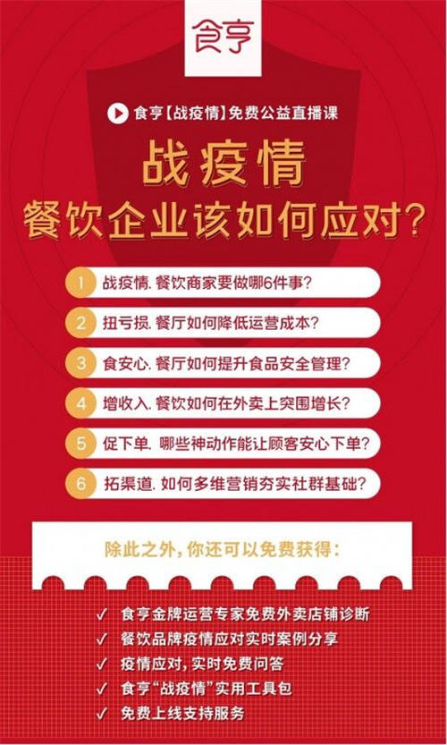 食亨運(yùn)營(yíng)專家1對(duì)1答疑：疫情當(dāng)下，外賣該如何做？