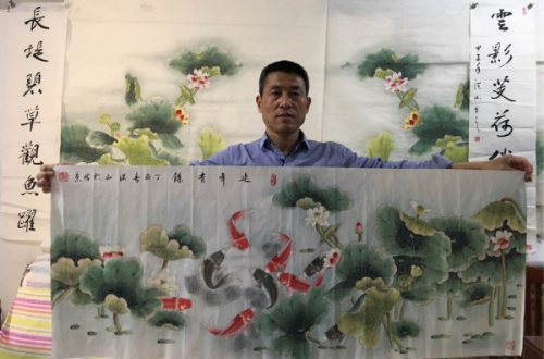 客廳白墻掛什么裝飾畫好，這幾幅花鳥國畫作品最合適了