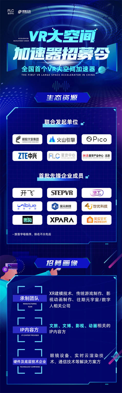 【全國首個VR大空間加速器發(fā)布】精準(zhǔn)鏈接產(chǎn)業(yè)上中下游，建立精準(zhǔn)VR大空間圈層